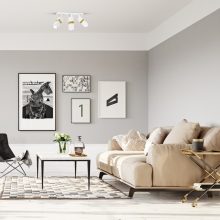 Ceiling  lamp VIDAR WHITE/GOLD 3xGU10