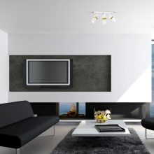 Ceiling  lamp VIDAR WHITE/GOLD 3xGU10