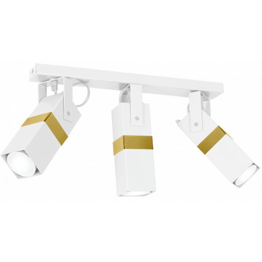 Ceiling  lamp VIDAR WHITE/GOLD 3xGU10