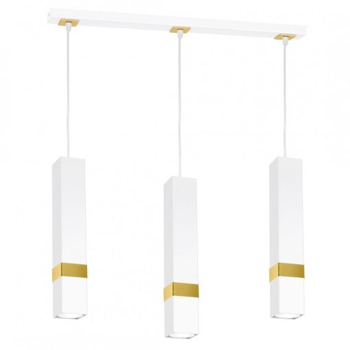 Pendant lamp VIDAR WHITE/GOLD 3xGU10