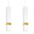 Pendant lamp VIDAR WHITE/GOLD 3xGU10