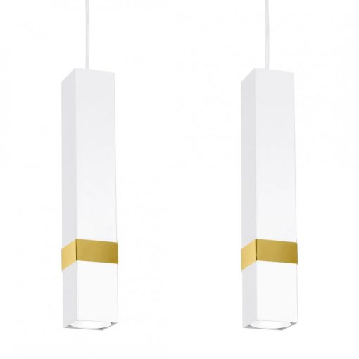 Pendant lamp VIDAR WHITE/GOLD 3xGU10