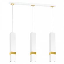 Pendant lamp VIDAR WHITE/GOLD 3xGU10