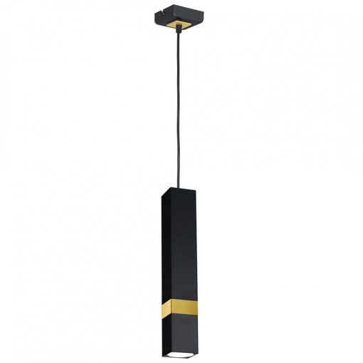 Pendant lamp VIDAR BLACK/GOLD 1xGU10