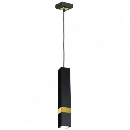 Pendant lamp VIDAR BLACK/GOLD 1xGU10