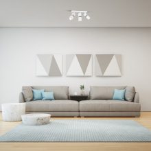 Ceiling  lamp VIDAR WHITE/CHROME 3xGU10