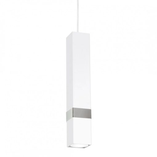 Pendant lamp VIDAR WHITE/CHROME 1xGU10