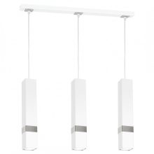 Pendant lamp VIDAR WHITE/CHROME 3xGU10