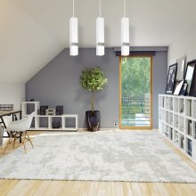 Pendant lamp VIDAR WHITE/CHROME 3xGU10