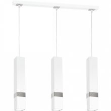 Pendant lamp VIDAR WHITE/CHROME 3xGU10