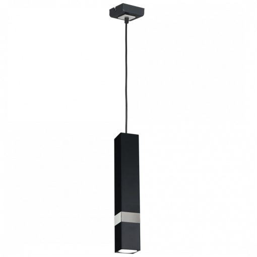 Pendant lamp VIDAR BLACK/CHROME 1xGU10
