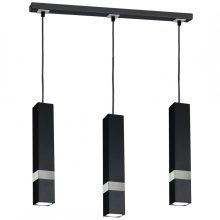 Pendant lamp VIDAR BLACK/CHROME 3xGU10