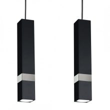 Pendant lamp VIDAR BLACK/CHROME 3xGU10