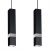 Pendant lamp VIDAR BLACK/CHROME 3xGU10