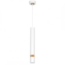 Pendant lamp JOKER WHITE/WOOD 1xGU10