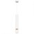 Pendant lamp JOKER WHITE/WOOD 1xGU10