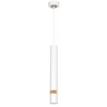 Pendant lamp JOKER WHITE/WOOD 1xGU10