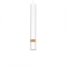 Pendant lamp JOKER WHITE/WOOD 3xGU10