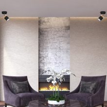 Wall lamp JOKER BLACK/WOOD 1xGU10