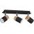 Ceiling  lamp JOKER BLACK/WOOD 3xGU10