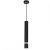 Pendant lamp JOKER BLACK/WOOD 1xGU10