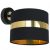 Wall lamp PALMIRA BLACK / GOLD 1xE27 60W