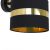 Wall lamp PALMIRA BLACK / GOLD 1xE27 60W