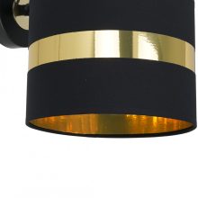 Wall lamp PALMIRA BLACK / GOLD 1xE27 60W