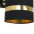Wall lamp PALMIRA BLACK / GOLD 1xE27 60W