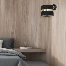 Wall lamp PALMIRA BLACK / GOLD 1xE27 60W