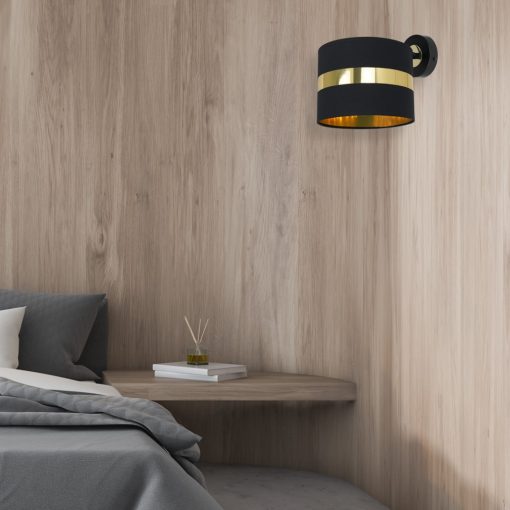 Wall lamp PALMIRA BLACK / GOLD 1xE27 60W