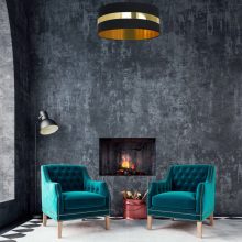 Ceiling  lamp PALMIRA BLACK / GOLD 1xE27