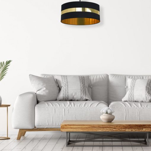 Ceiling  lamp PALMIRA BLACK / GOLD 1xE27