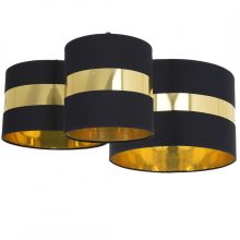 Ceiling  lamp PALMIRA BLACK / GOLD 3xE27