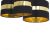 Ceiling  lamp PALMIRA BLACK / GOLD 3xE27