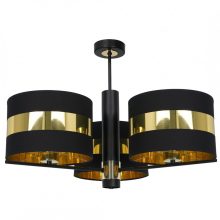 Ceiling  lamp PALMIRA BLACK / GOLD 3xE27