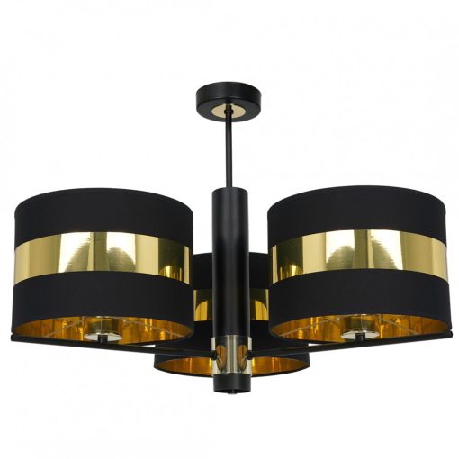 Ceiling  lamp PALMIRA BLACK / GOLD 3xE27