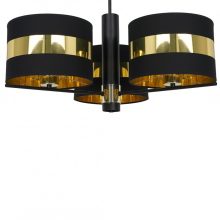 Ceiling  lamp PALMIRA BLACK / GOLD 3xE27