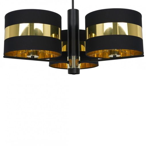 Ceiling  lamp PALMIRA BLACK / GOLD 3xE27