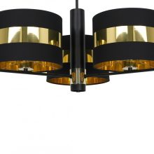 Ceiling  lamp PALMIRA BLACK / GOLD 3xE27