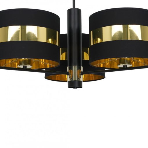 Ceiling  lamp PALMIRA BLACK / GOLD 3xE27
