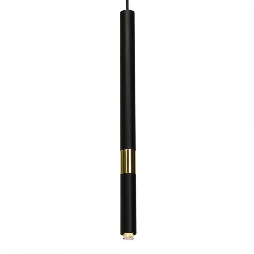 Pendant lamp MONZA BLACK/GOLD 1xG9 8W