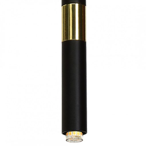 Pendant lamp MONZA BLACK/GOLD 1xG9 8W