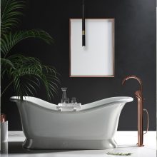 Pendant lamp MONZA BLACK/GOLD 1xG9 8W