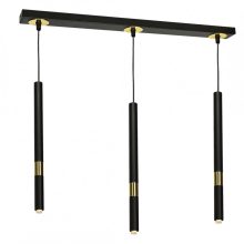 Pendant lamp MONZA BLACK/GOLD 3xG9 8W