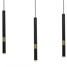 Pendant lamp MONZA BLACK/GOLD 3xG9 8W