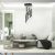 Pendant lamp MONZA BLACK/GOLD 7xG9 8W