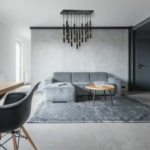 Pendant lamp MONZA BLACK/GOLD 11xG9 8W