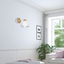 Wall lamp DAMA WHITE 1xE27