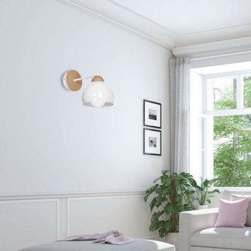 Wall lamp DAMA WHITE 1xE27